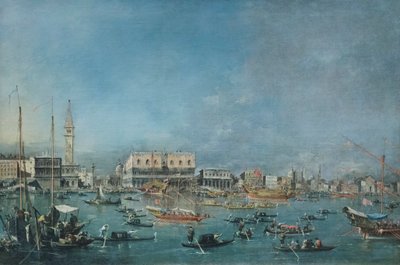 La partida del Bucintoro, c.1765-80 (óleo sobre lienzo) de Francesco Guardi