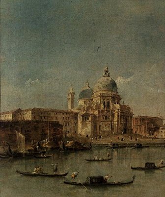 Venecia, Santa Maria della Salute de Francesco Guardi