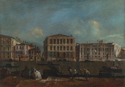 Venecia. El Gran Canal con el Palazzo Pesaro de Francesco Guardi