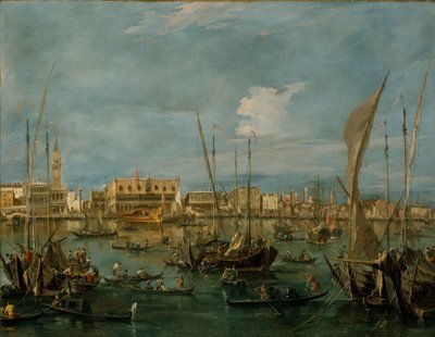 Venecia desde el Bacino di San Marco de Francesco Guardi