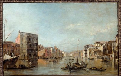 Vista del Gran Canal en Venecia de Francesco Guardi