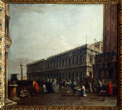 Vista de la Piazzetta de Francesco Guardi