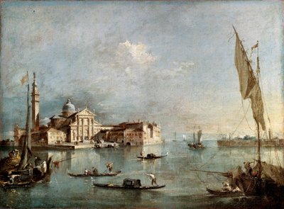 Vista de la Isla de San Giorgio Maggiore de Francesco Guardi
