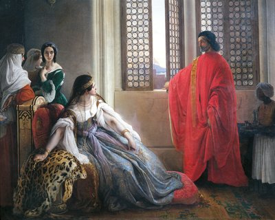 Caterina Cornaro recibe noticias de la deposición de la Reina de Chipre de Francesco Hayez