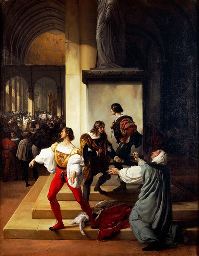 Conspiración de Lampugnani, por Francesco Hayez (1791-1882) de Francesco Hayez