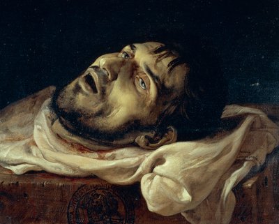 Cabeza del Conde de Carmagnola de Francesco Hayez