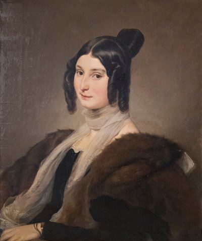 Retrato de Clara Maffei de Francesco Hayez