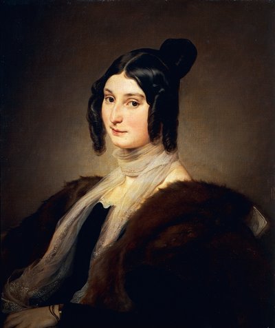 Retrato de Clara Maffei de Francesco Hayez