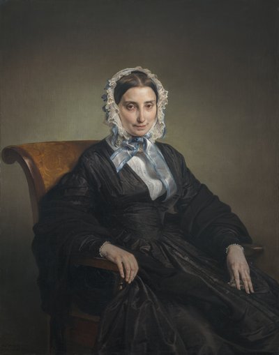 Retrato de Teresa Manzoni Borri Stampa de Francesco Hayez