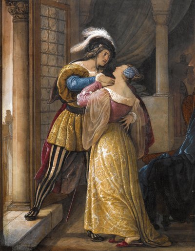 Romeo y Julieta, antes de 1881 de Francesco Hayez
