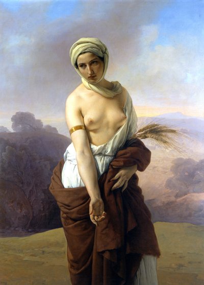 Rut. Pintura de Francesco Hayez. 1853. Musei Civici, Bolonia. de Francesco Hayez