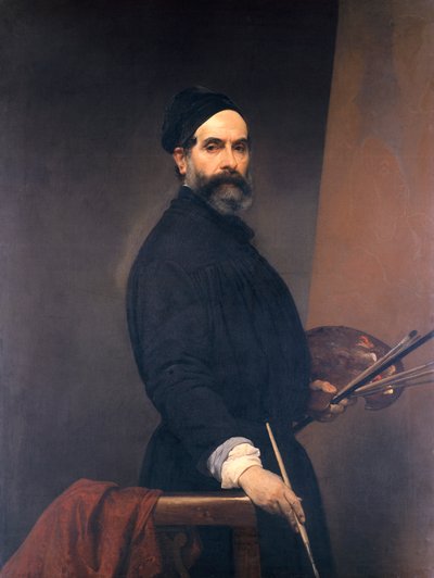Autorretrato a los 57 años de Francesco Hayez