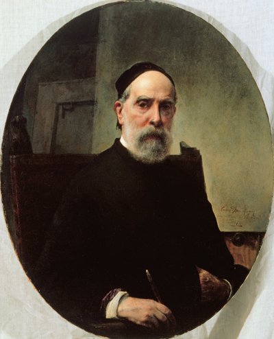 Autorretrato, 1878 de Francesco Hayez