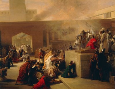 La coronación de Joás de Francesco Hayez