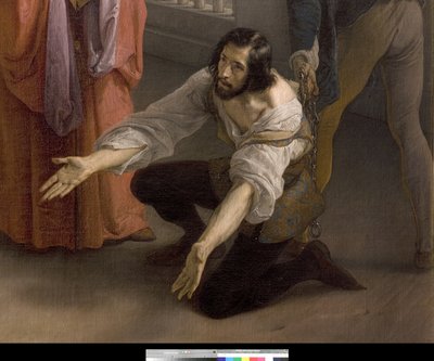 La última reunión entre Jacopo Foscari y su familia antes del exilio de Francesco Hayez
