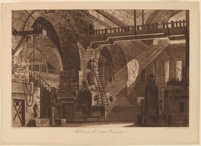 Interior de una prisión de Francesco Inghirami, after Luigi Tasca