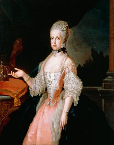 Retrato de María Carolina de Austria de Francesco Liani