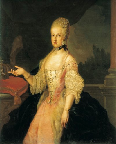 Retrato de María Carolina de Austria de Francesco Liani
