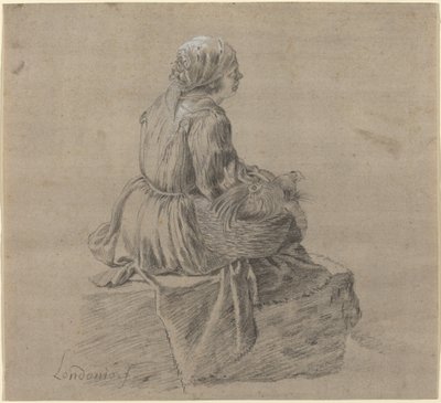 Mujer Campesina Sentada de Francesco Londonio