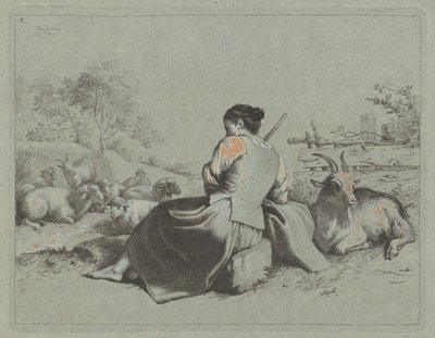Pastora sentada, 1762 de Francesco Londonio