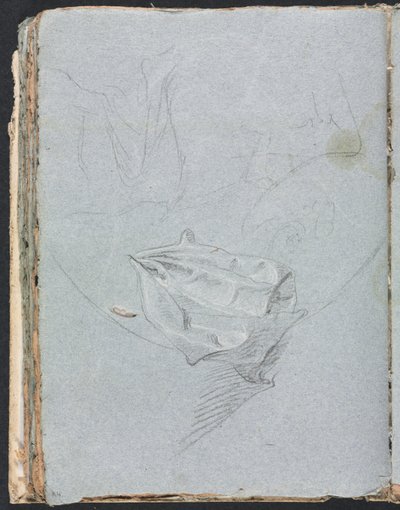 Cuaderno de Bocetos de Verona: Estudio de drapeado (página 84) de Francesco Lorenzi