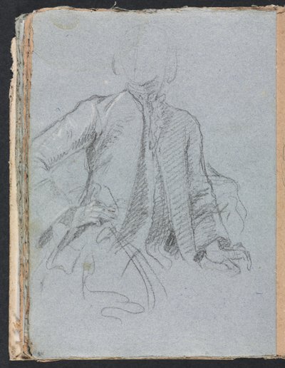 Cuaderno de Bocetos de Verona: Caballero (página 54) de Francesco Lorenzi
