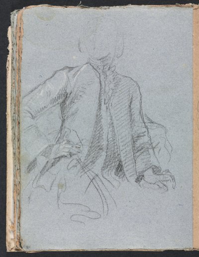 Cuaderno de bocetos de Verona: Caballero página 54, 1760 de Francesco Lorenzi