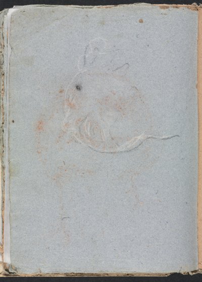 Cuaderno de bocetos de Verona: Cabeza página 30, 1760 de Francesco Lorenzi