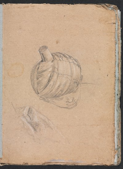 Cuaderno de bocetos de Verona: Cabeza con turbante página 11, 1760 de Francesco Lorenzi