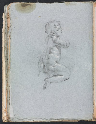 Cuaderno de bocetos de Verona: Putto de perfil (página 64) de Francesco Lorenzi