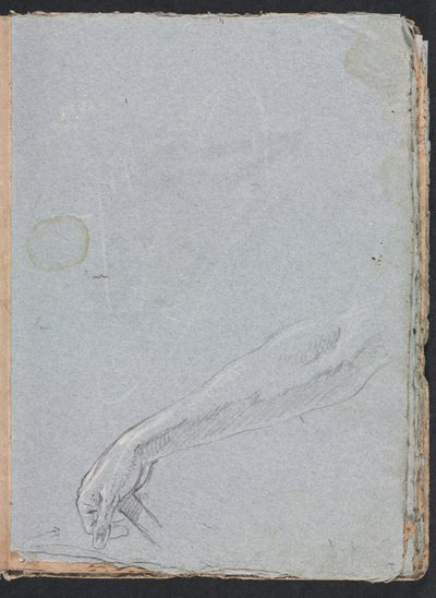 Cuaderno de Bocetos de Verona: Mano derecha (página 7) de Francesco Lorenzi