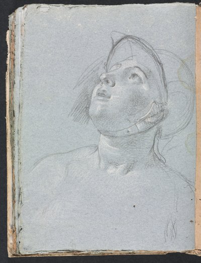 Cuaderno de bocetos de Verona: Soldado página 96, 1760 de Francesco Lorenzi