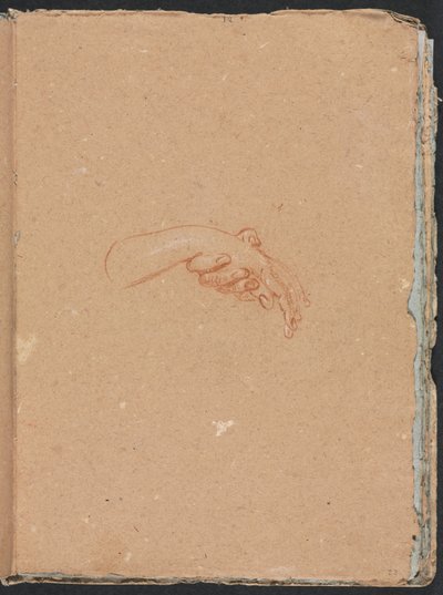 Cuaderno de bocetos de Verona: Estudio de manos (página 23) de Francesco Lorenzi