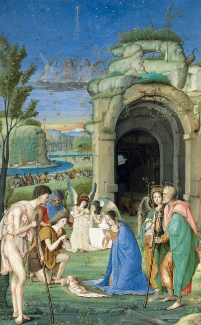 Adoración de los pastores de Francesco Marmitta