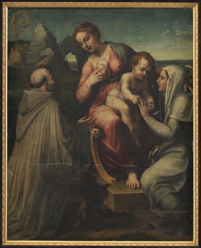 La Virgen y el Niño con Santos de Francesco Menzocchi