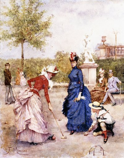 Un juego de croquet de Francesco Miralles Galaup