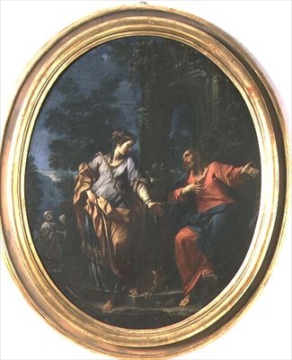 Cristo y la mujer de Samaria de Francesco Monti