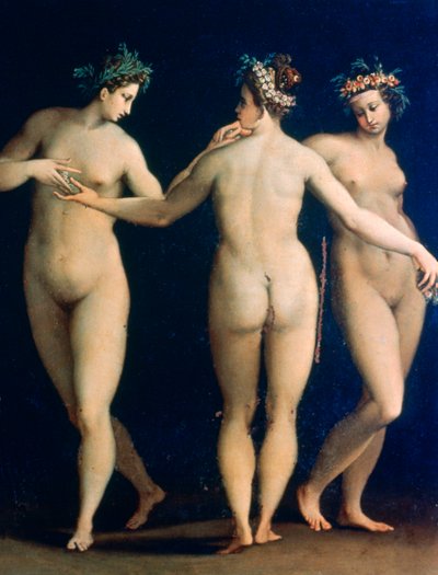 Las tres gracias, 1564-1597 de Francesco Morandini
