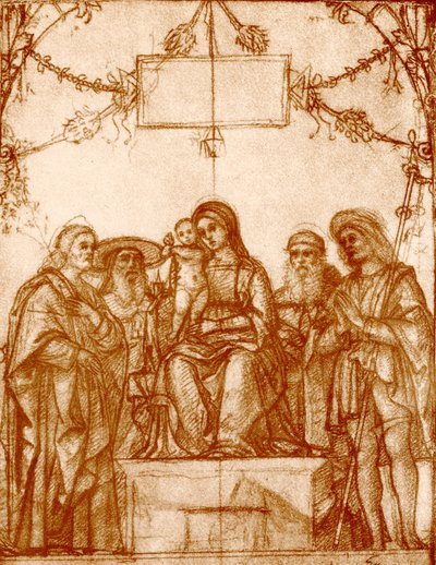 Madonna con cuatro santos de Francesco Morone