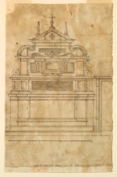 Proyecto para un Altar de Francesco Mosca