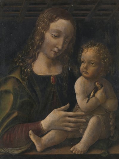 La Virgen y el Niño de Francesco Napoletano (attributed to)