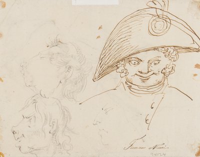 Página de caricaturas de Francesco Nenci