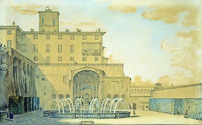 Vista de Roma de Francesco Panini