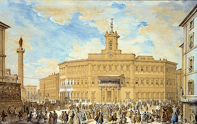 Vista de Roma de Francesco Panini