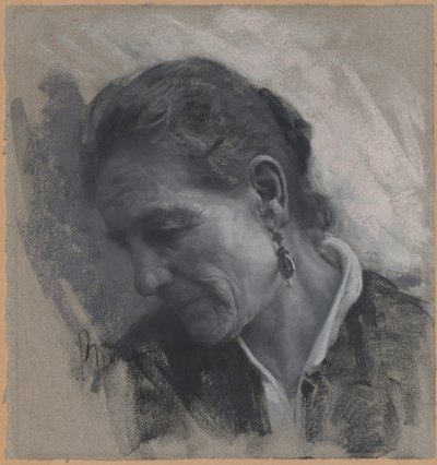Luisa Carmignani, la suegra del artista de Francesco Paolo Michetti