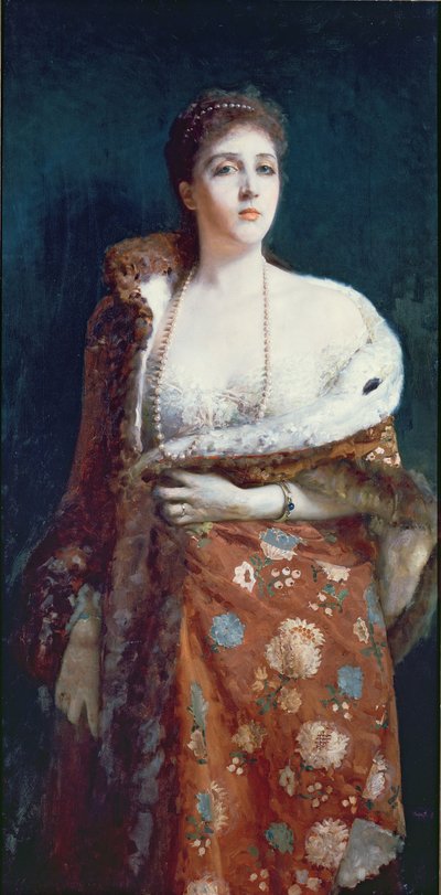 Retrato de la duquesa de Fondi de Francesco Paolo Michetti
