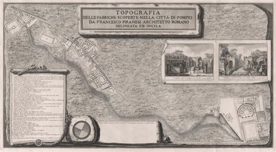 ¿Topografía de las fábricas descubiertas en la ciudad? de Pompeya de Francesco Piranesi