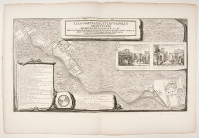 ¿Topografía de las fábricas descubiertas en la ciudad? de Pompeya de Francesco Piranesi