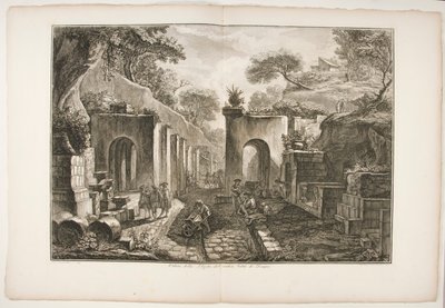 Vista de la Porta dell de Francesco Piranesi
