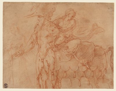 Centauro y Lapith de Francesco Primaticcio